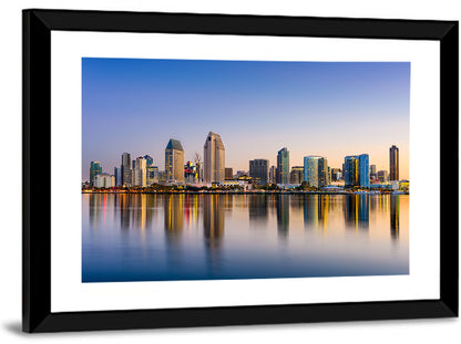 San Diego Skyline Wall Art