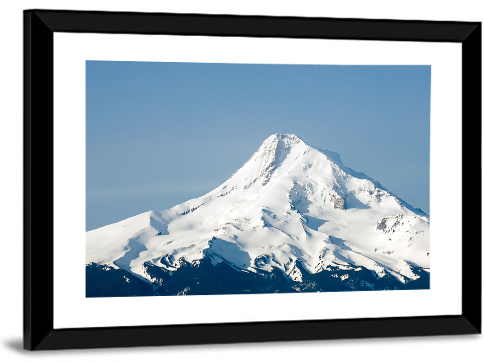 Mount Hood Winter Peak Wall Art