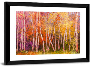 Colorful Autumn Trees Wall Art