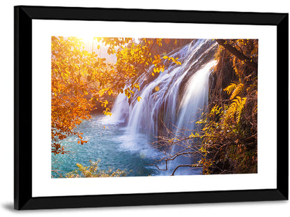 Tranquil Waterfall Wall Art