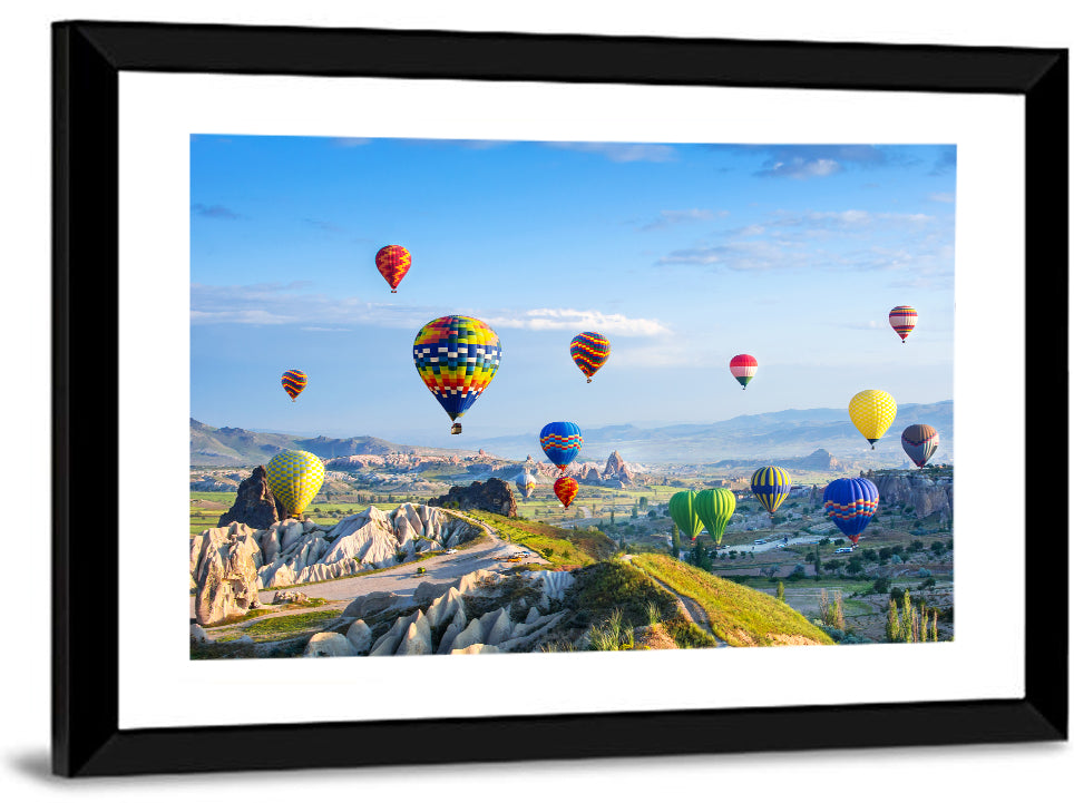 Cappadocia Hot Balloons Wall Art