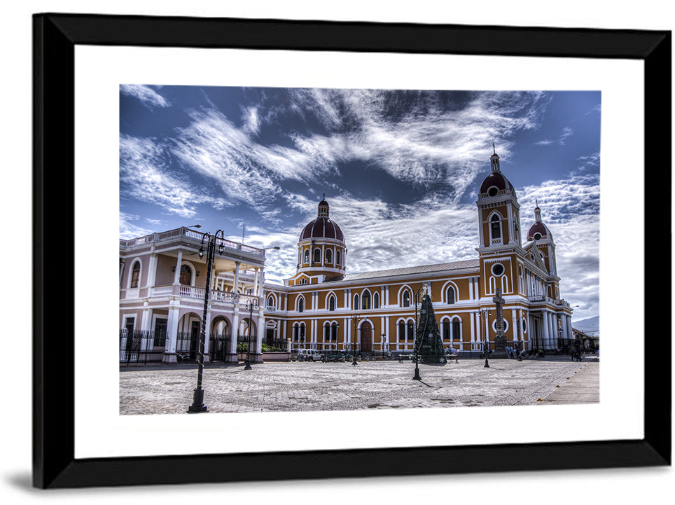 Cathedral of Granada Plaza Wall Art