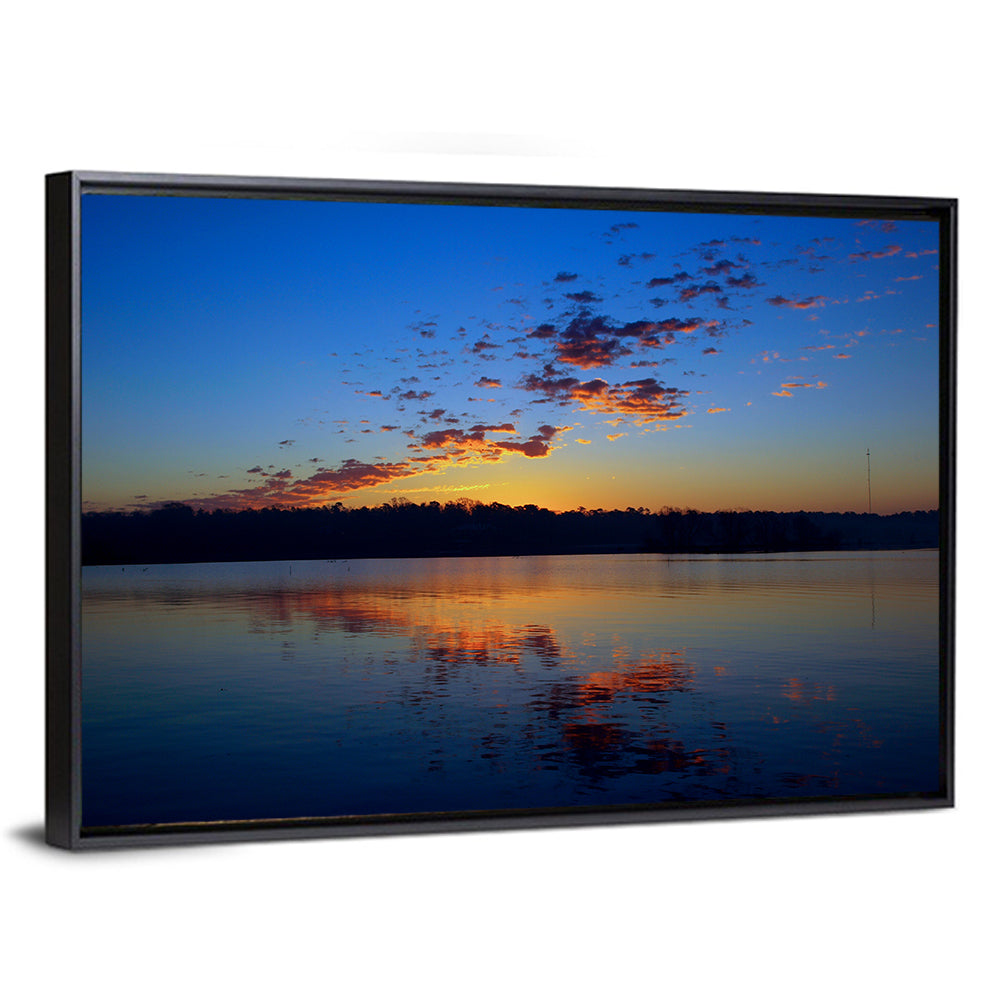 Lake Livingston Sunset Reflection Wall Art