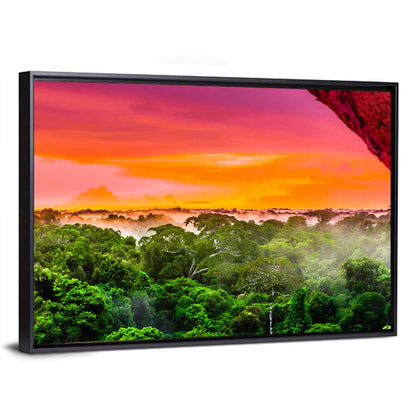 Brazilian Rainforest Sunset Wall Art