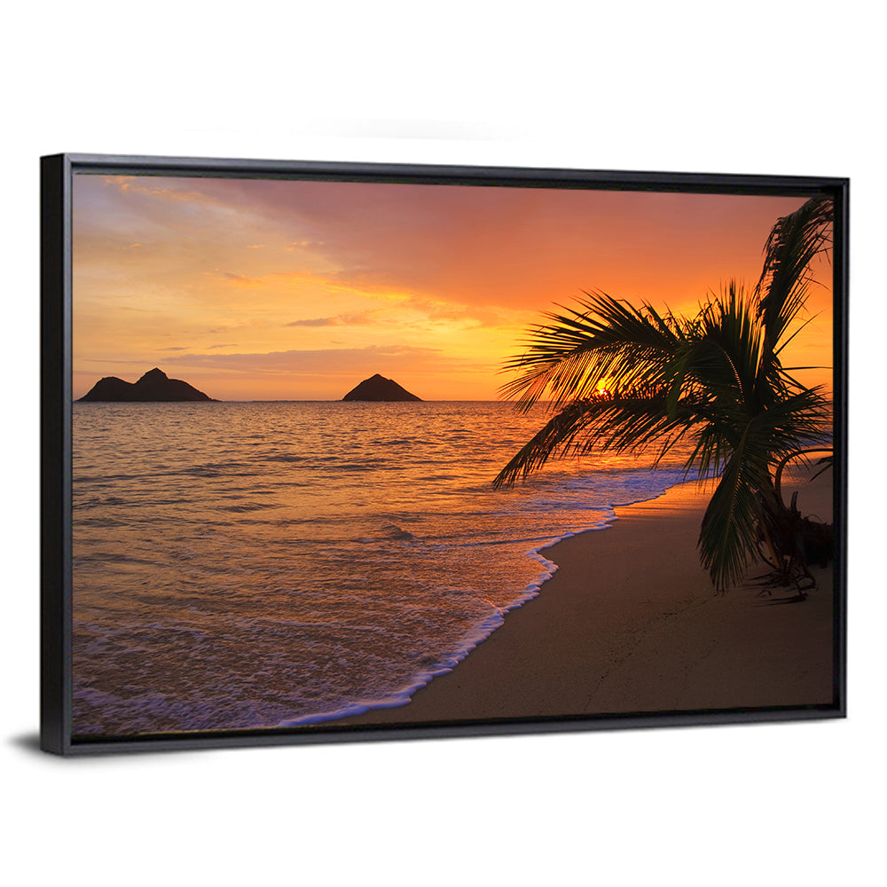 Lanikai Sunrise Over Na Mokulua Wall Art