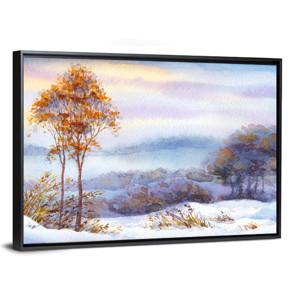 Snow Covered Valley Wall Art