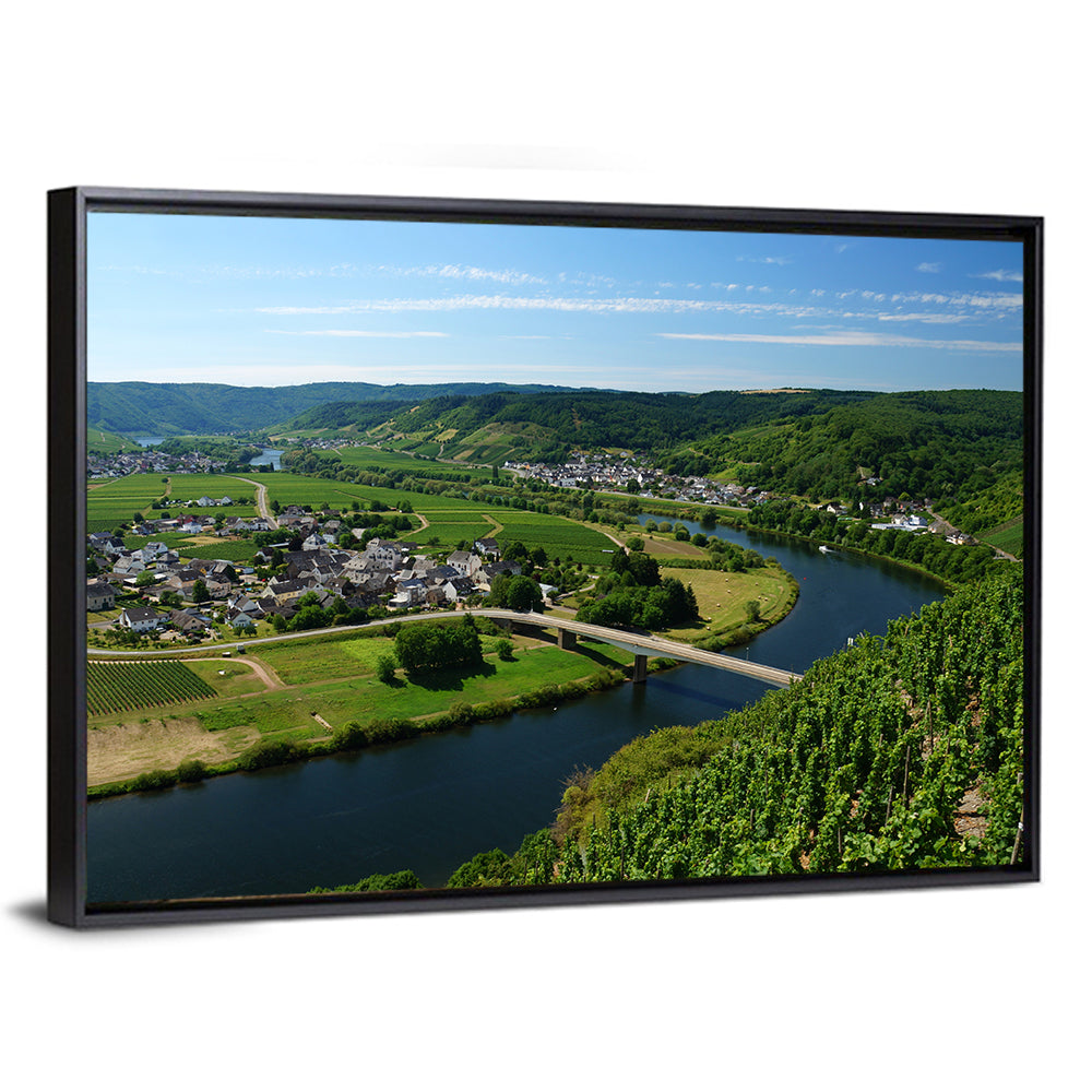 Piesport Moselle River View Wall Art