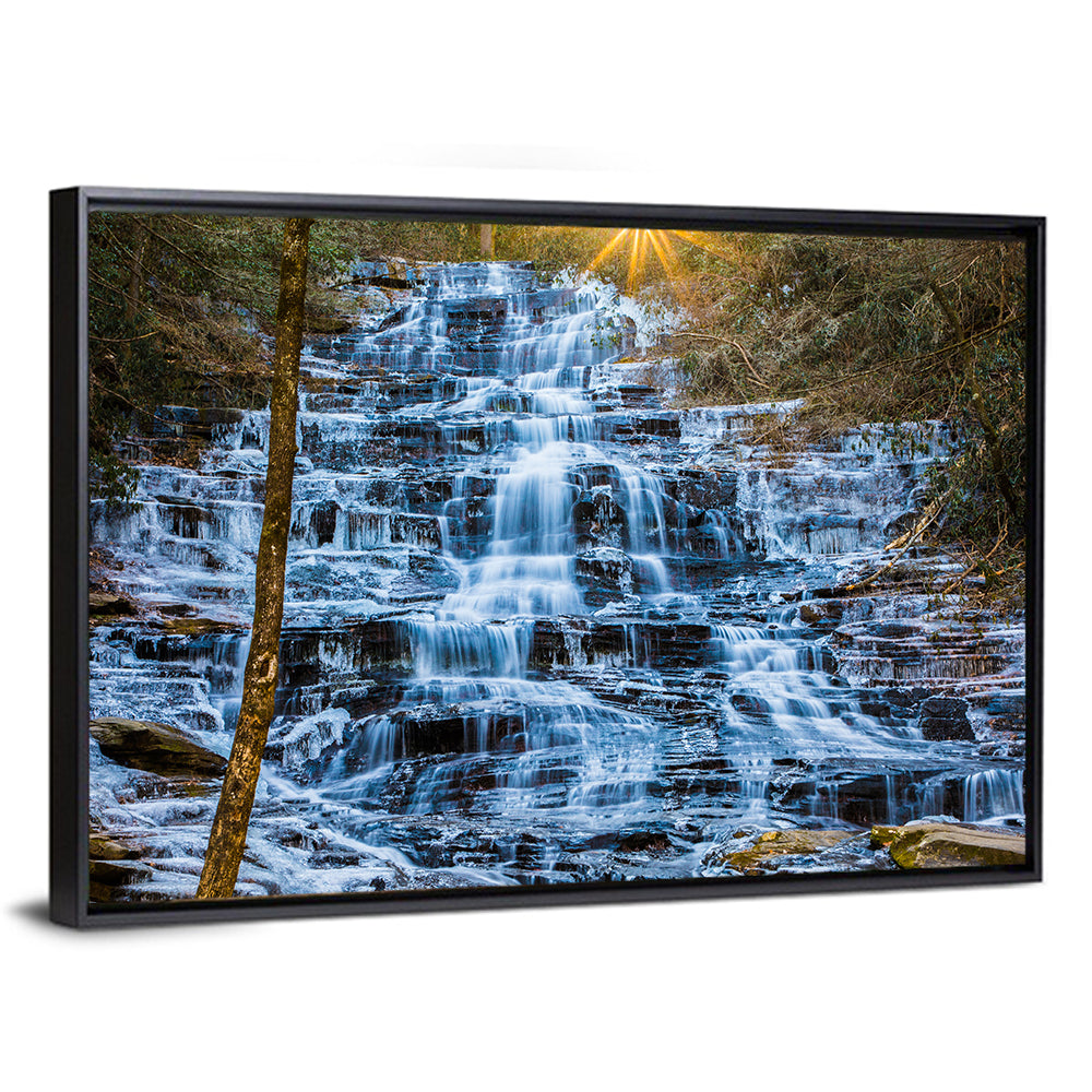 Minnehaha Falls Winter Cascade Wall Art
