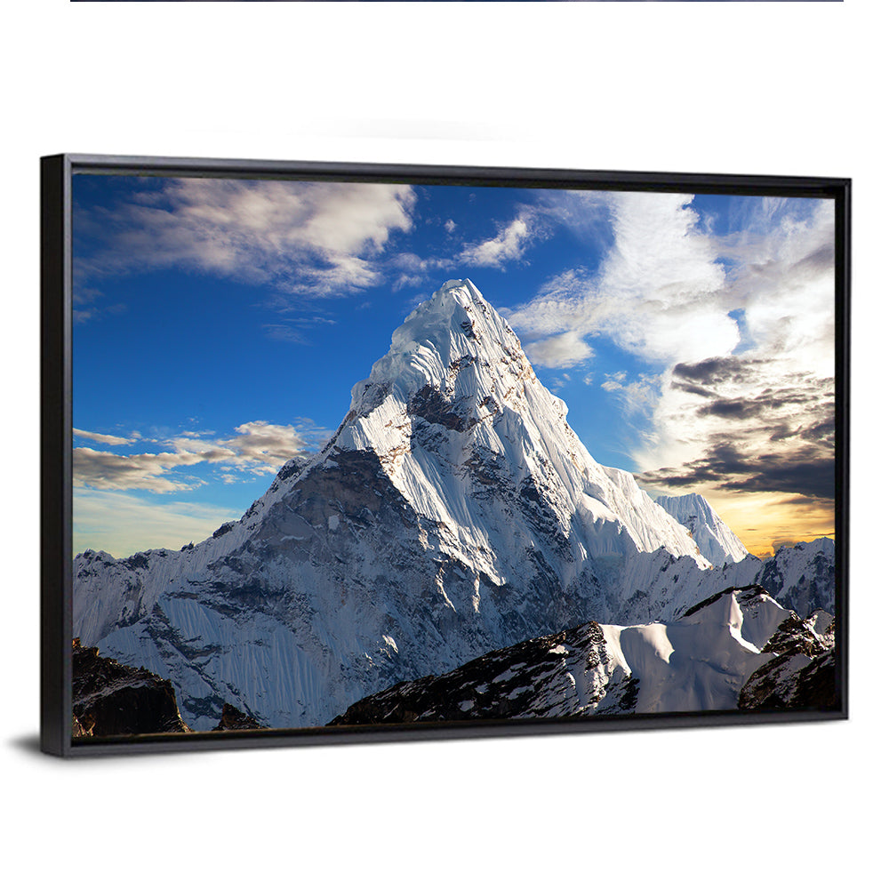 Ama Dablam at Golden Dusk Wall Art