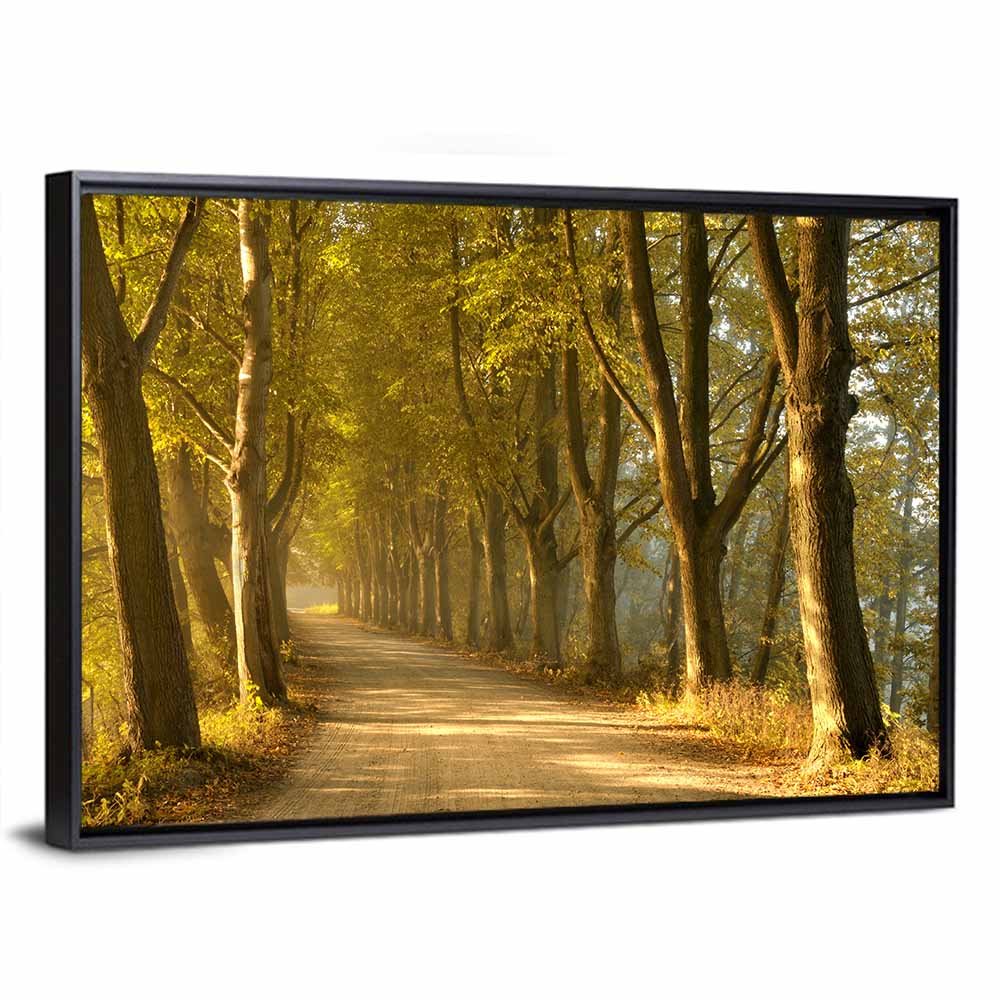 Countryside Road in Autumn Wall Art