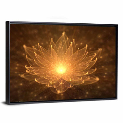 Water Lily Illustration Wall Art