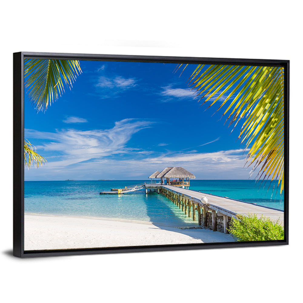 Maldives Overwater Pier Wall Art