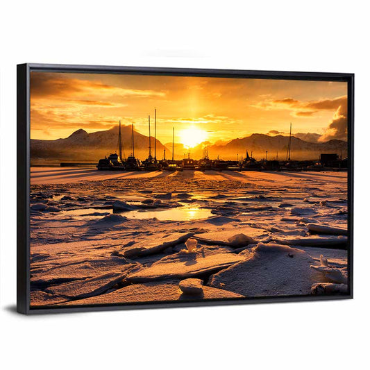 Lofoten Island Sunset Wall Art