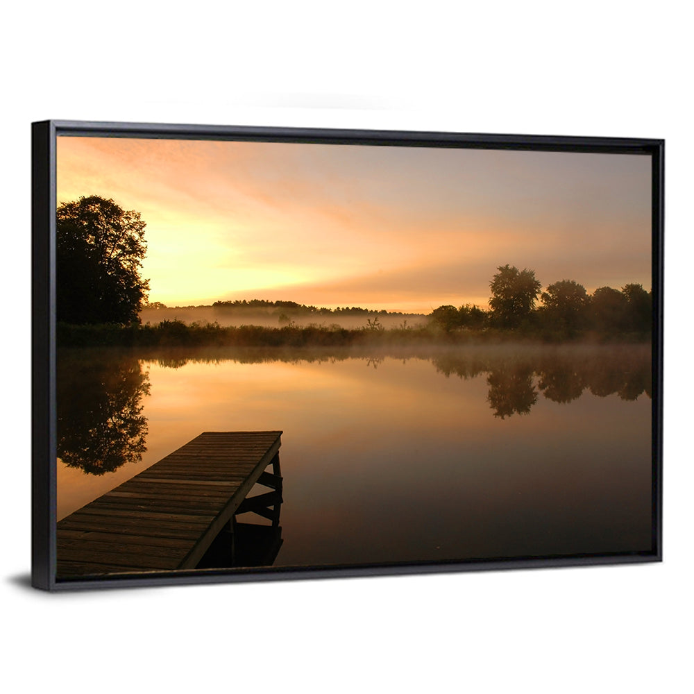 Golden Morning Pier Wall Art