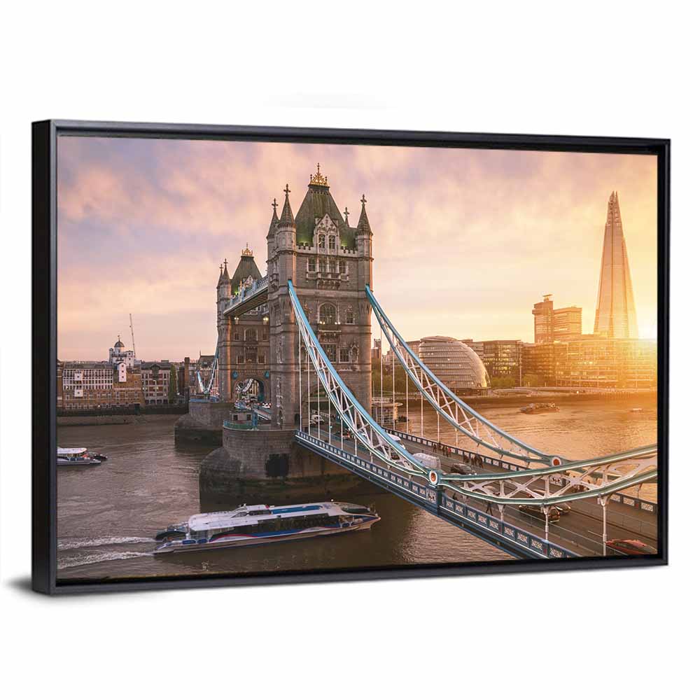 Tower Bridge Golden Hour Wall Art