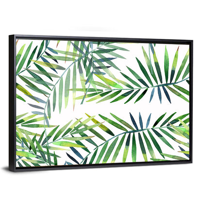 Herbal Leaves Pattern Wall Art