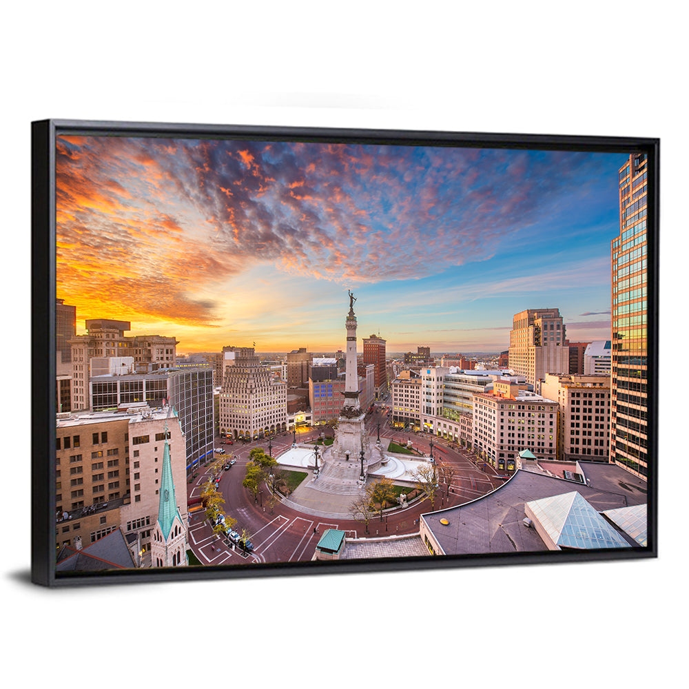 Indianapolis Monument Circle Wall Art