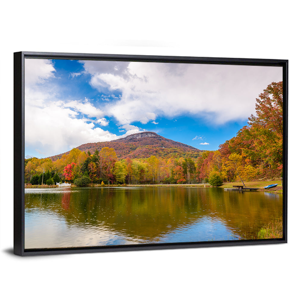 Yonah Mountain Autumn Reflection Wall Art