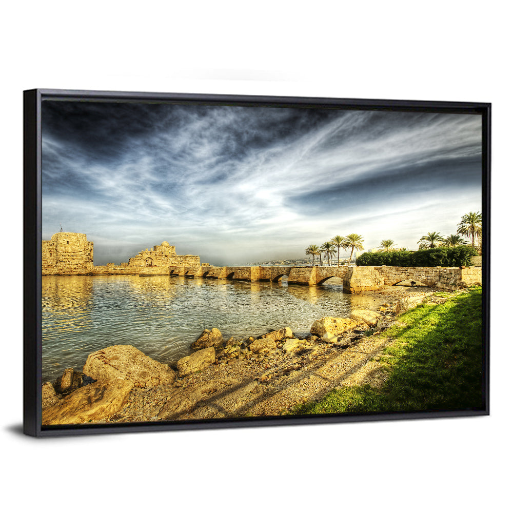 Sidon Sea Castle Wall Art