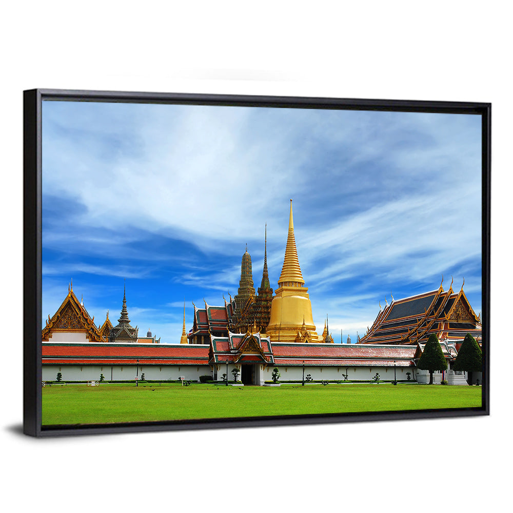 Golden Stupa at Wat Phra Kaew Wall Art