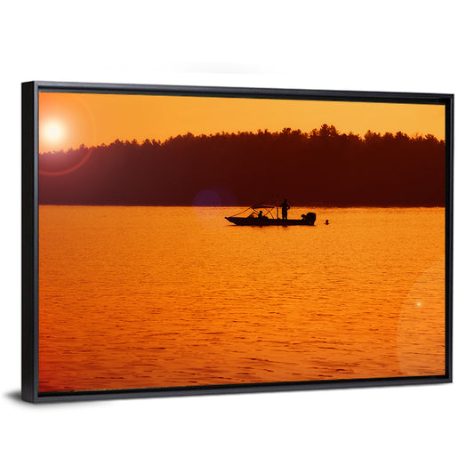 Lake James Sunset Wall Art