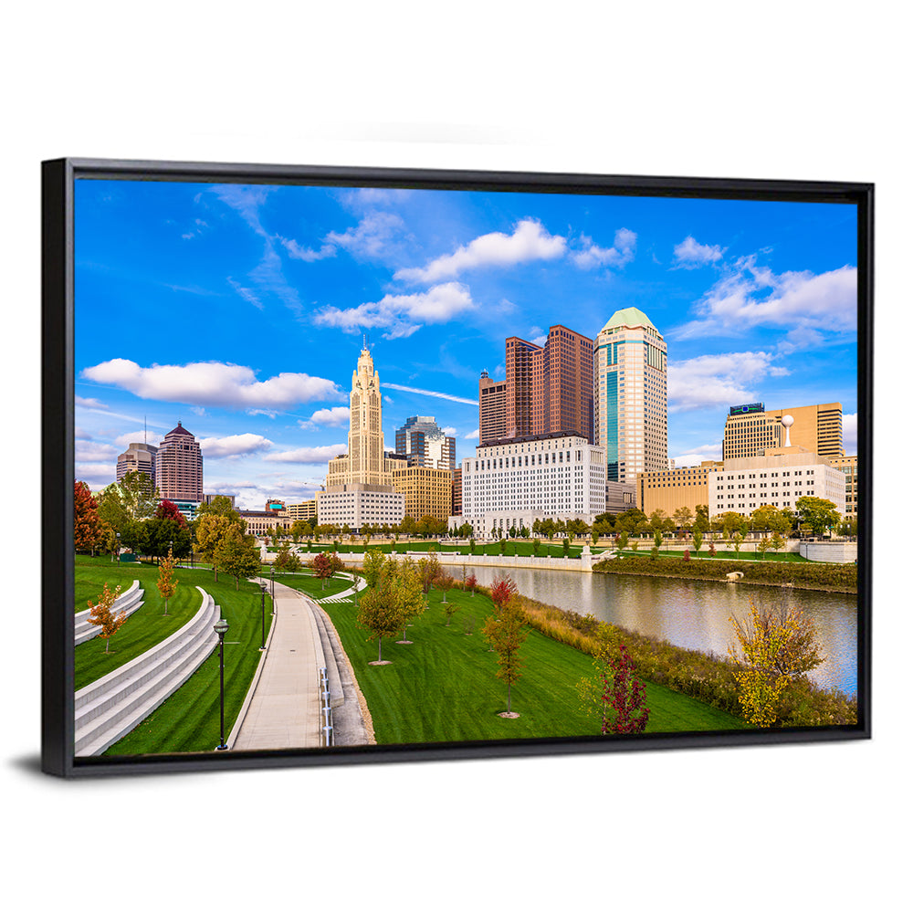 Columbus Skyline Wall Art