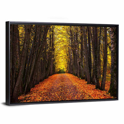 Autumn Park Alley Wall Art