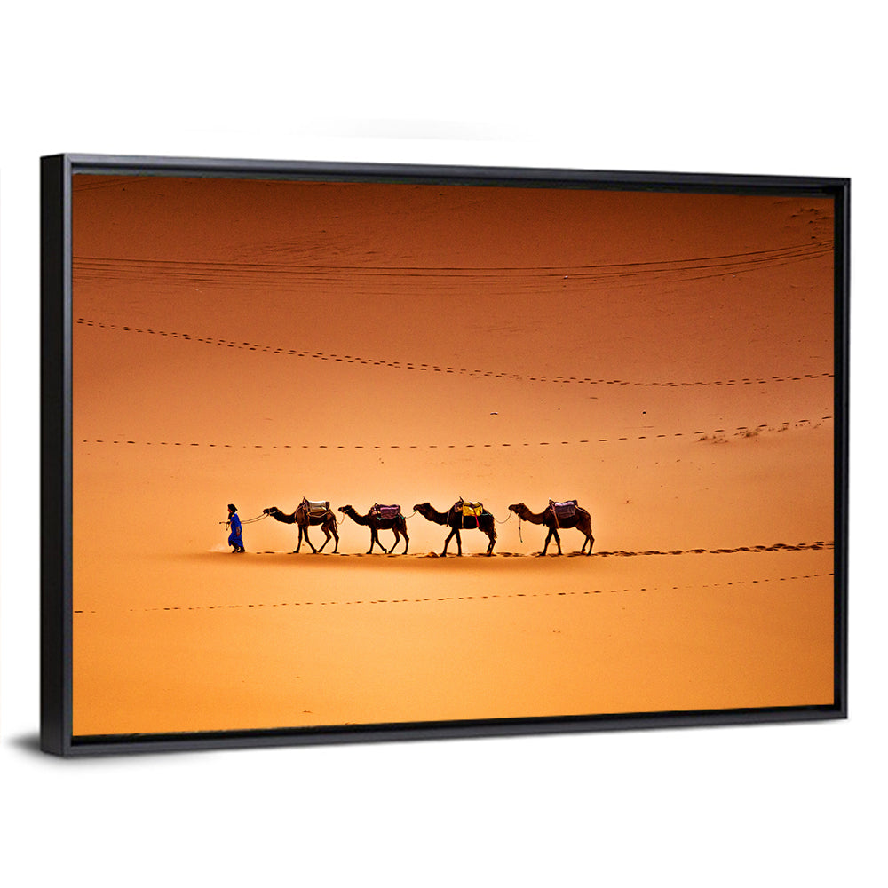 Sahara Camel Caravan Wall Art