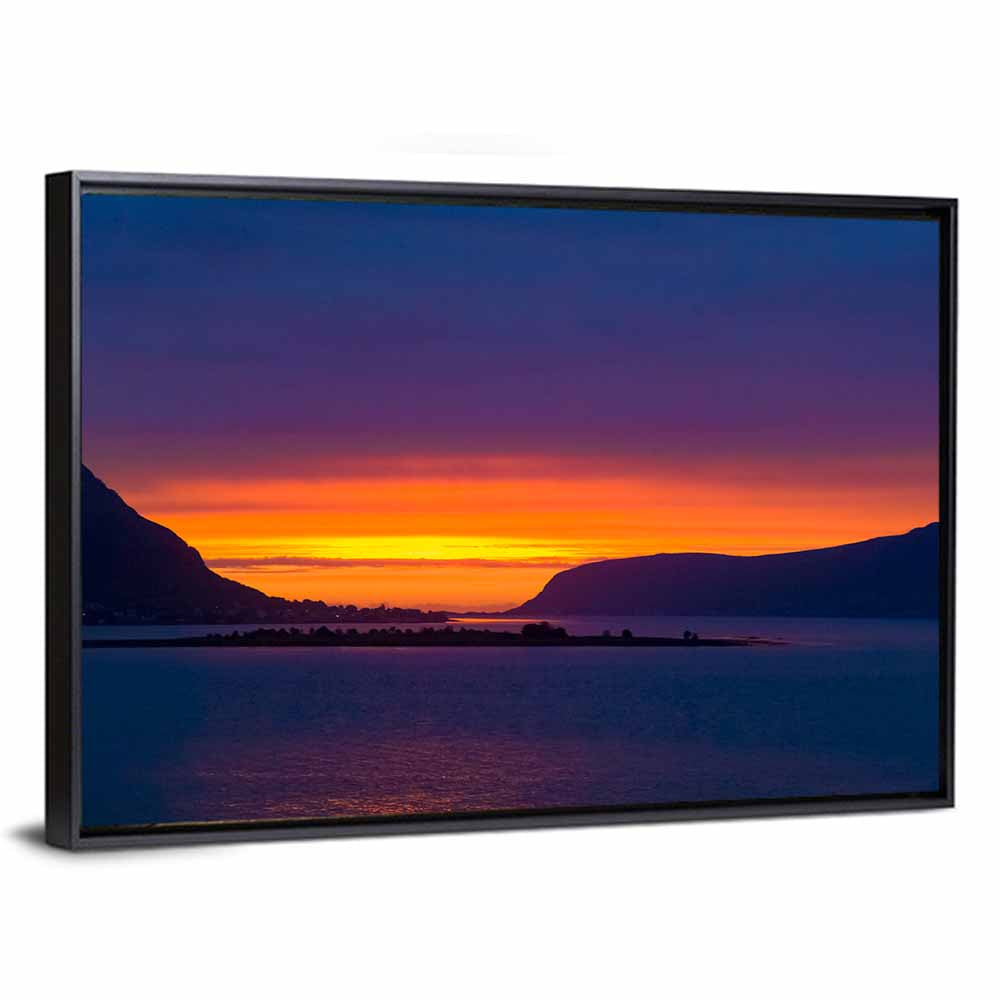Norwegian Sea Sunset Wall Art