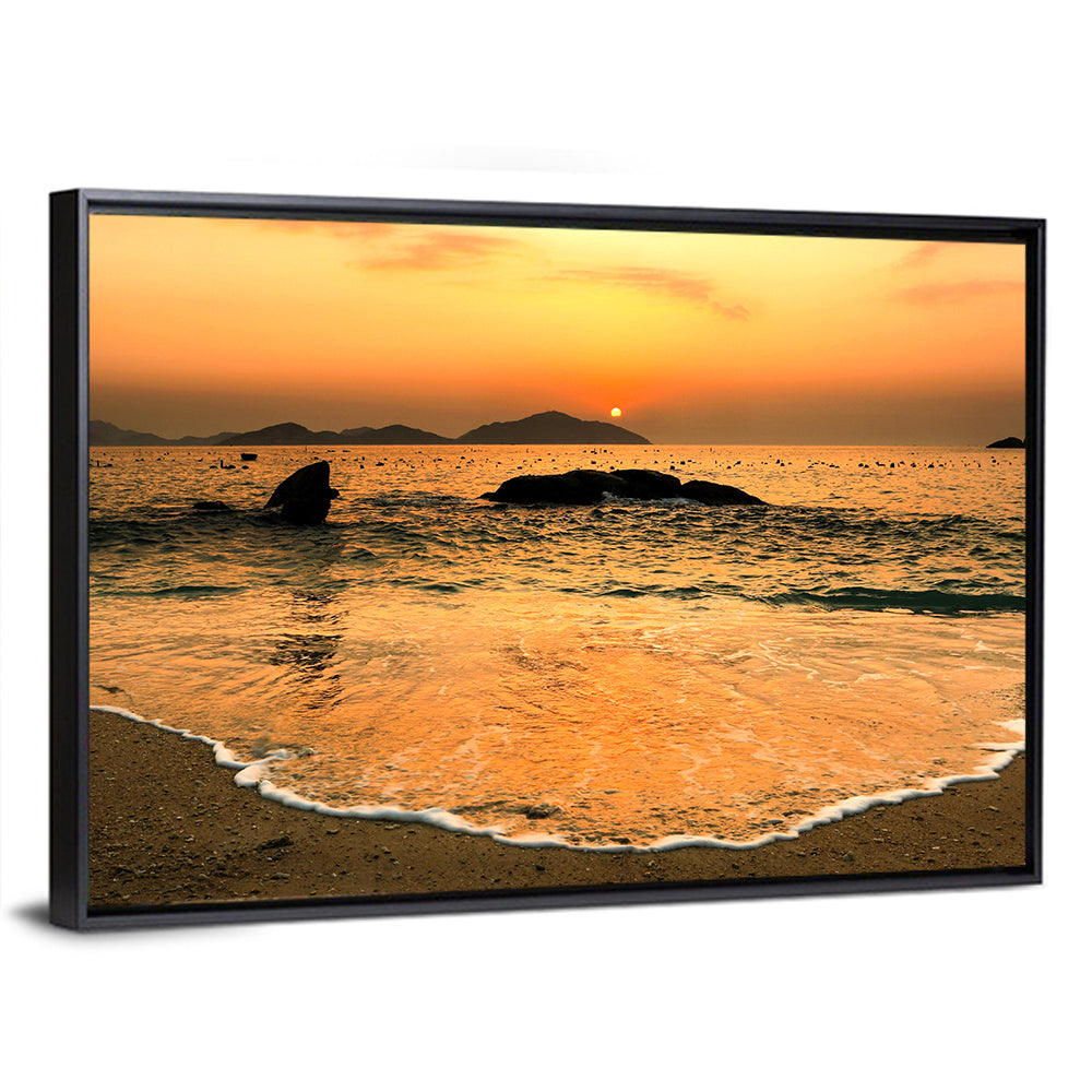 Khanh Hoa Beach Sunset Wall Art