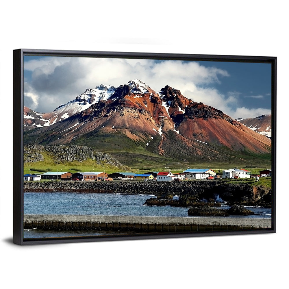 East Fjords Harbor Village Wall Art