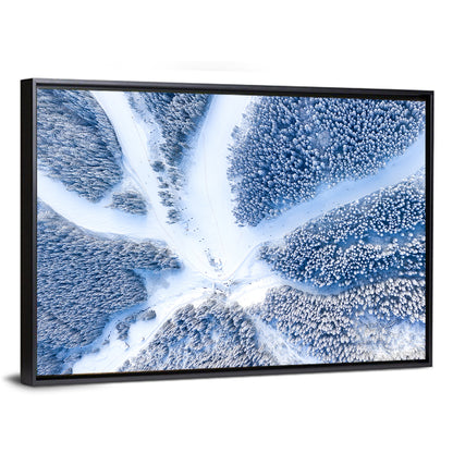 Ski Resort Aerial Wall Art