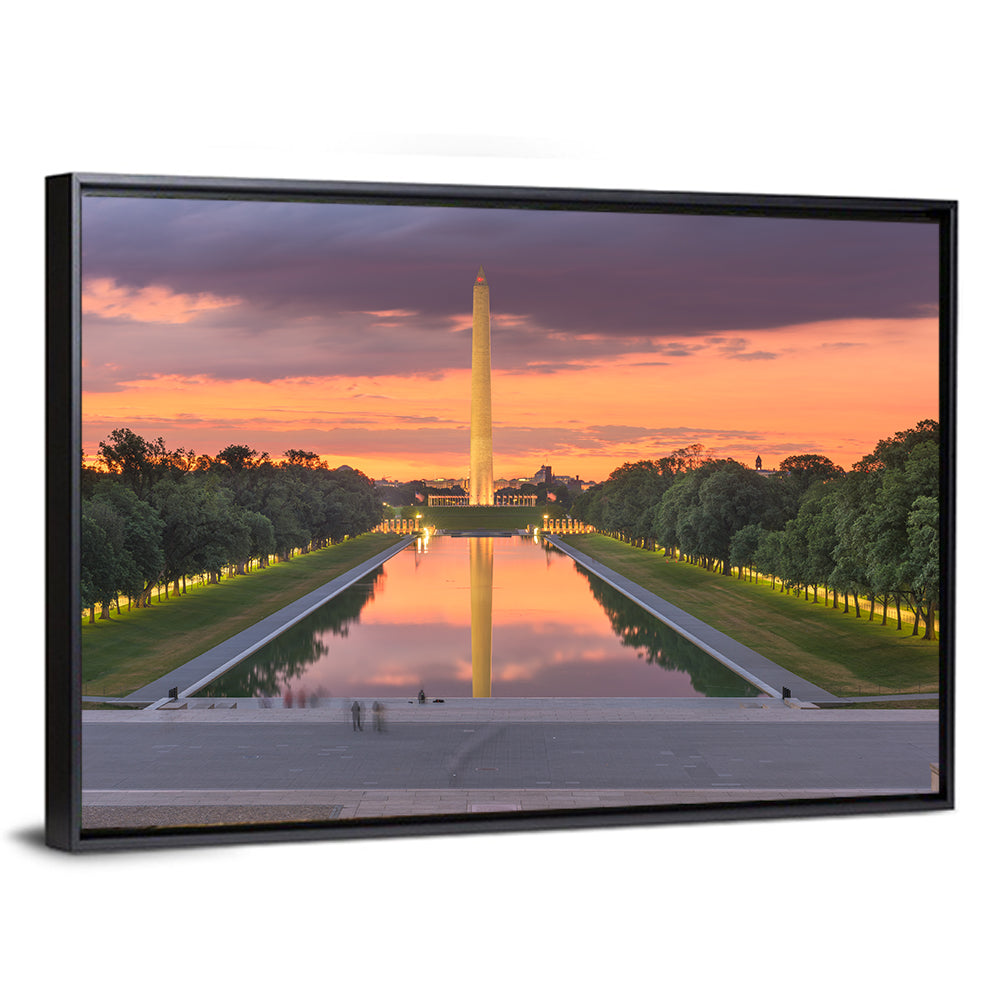 Washington Monument at Dusk Wall Art