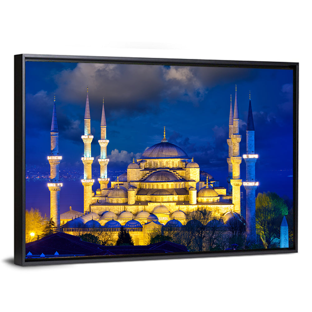 Sultanahmet Camii at Twilight Wall Art