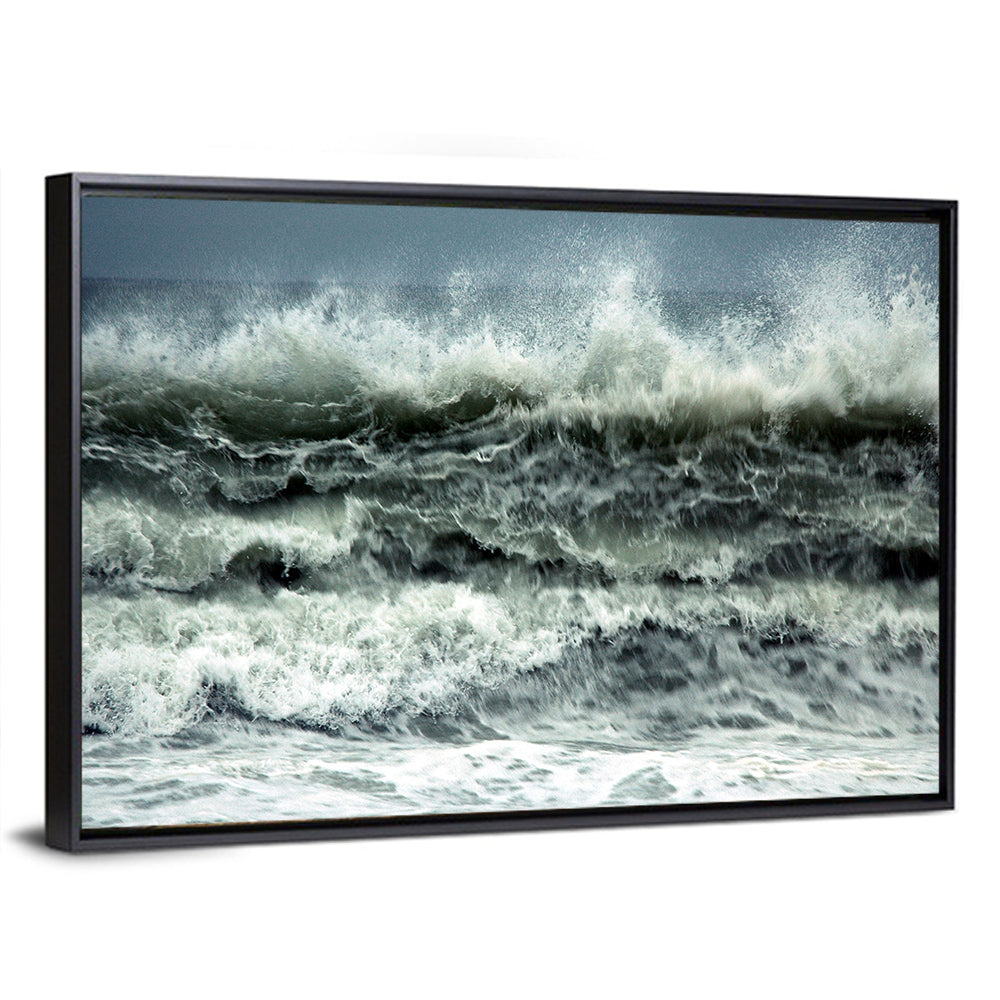 Stormy Coastline Wave Wall Art