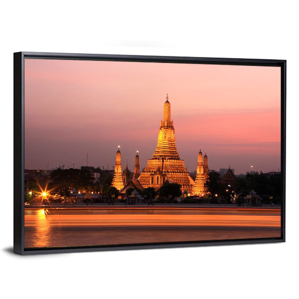 Wat Arun at Dusk Wall Art