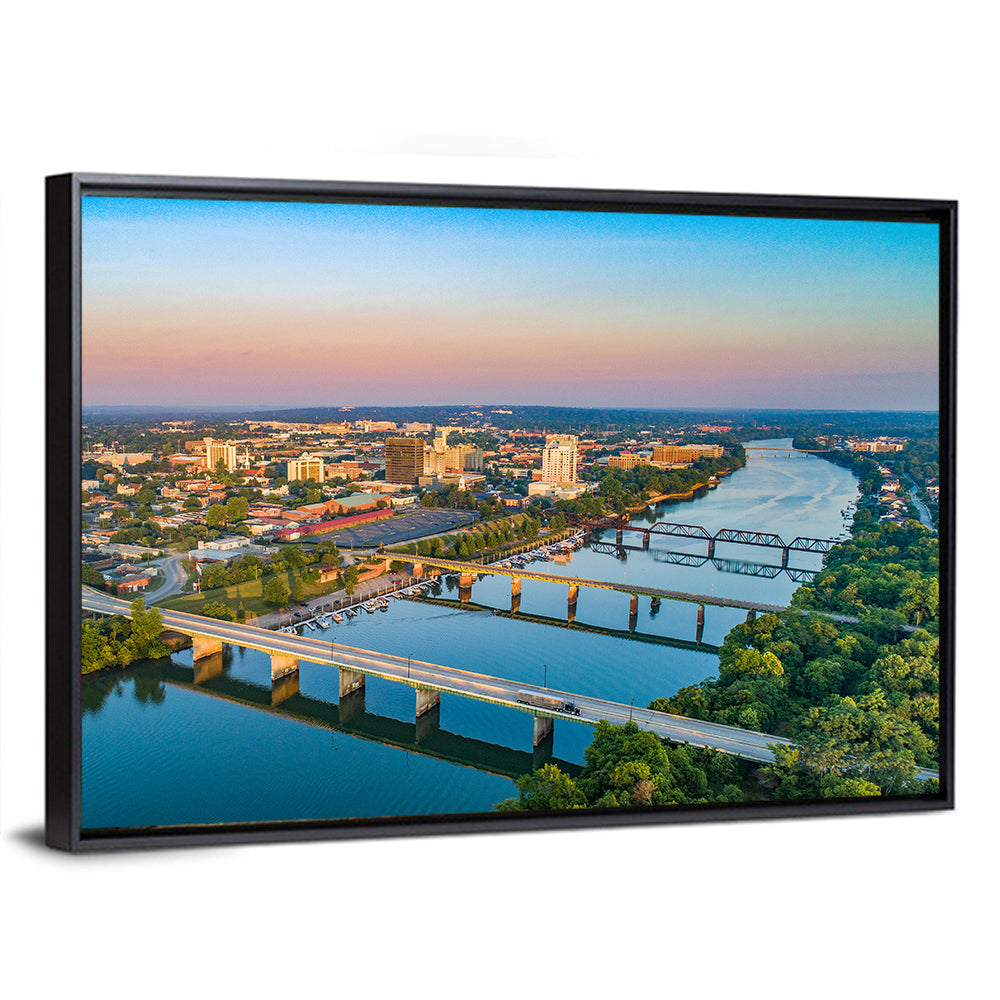 Augusta Savannah River Skyline Wall Art