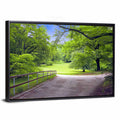 Sunlit Meadow Path Wall Art