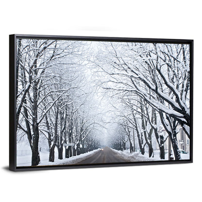 Winter Road Wall Art