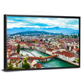 Lucerne Chapel Bridge View Wall Art