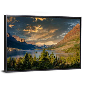 Montana Mountain Lake Wall Art