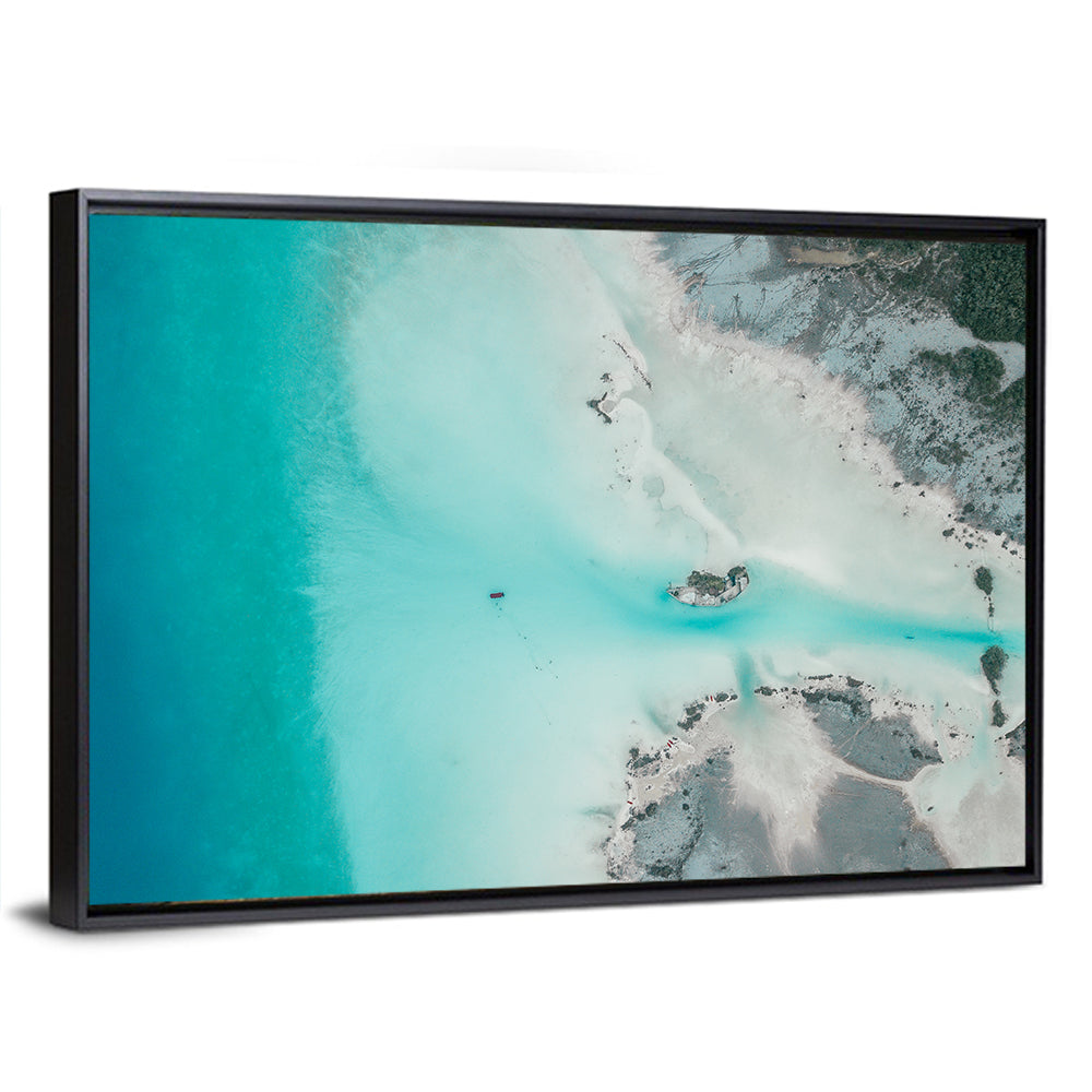Bacalar Lagoon Aerial Wall Art