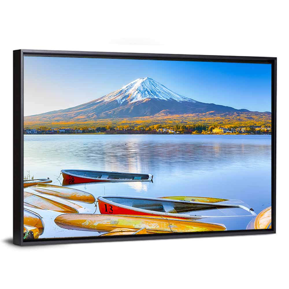 Fuji Mountain Near Kawaguchiko Lake Wall Art