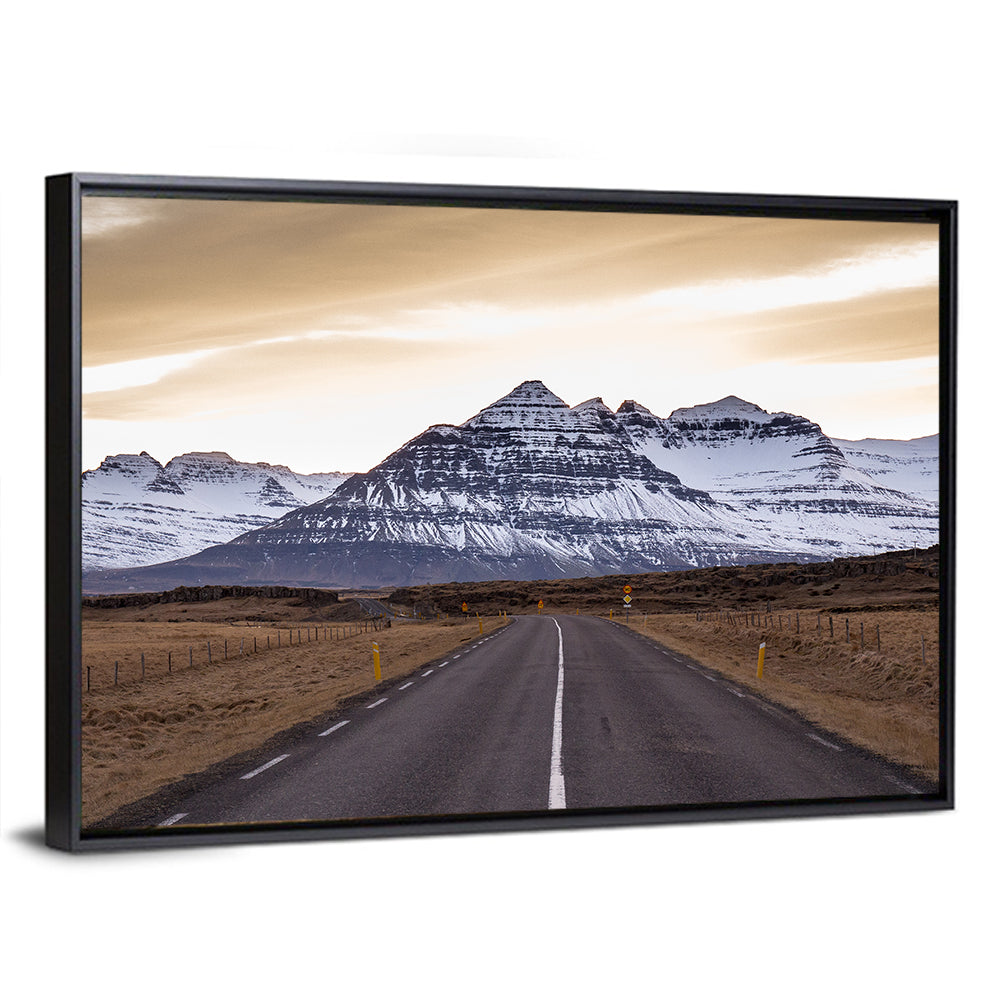East Fjords Road at Dusk Wall Art