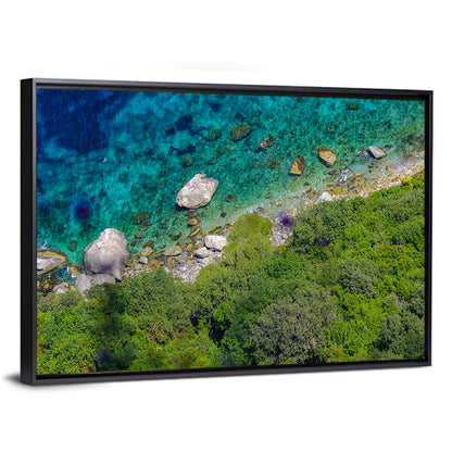 Capri Island Coast Wall Art