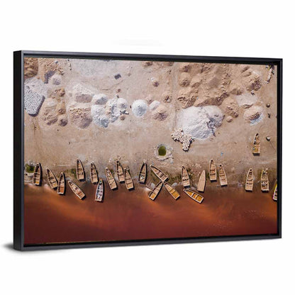 Pink Lake Retba Wall Art
