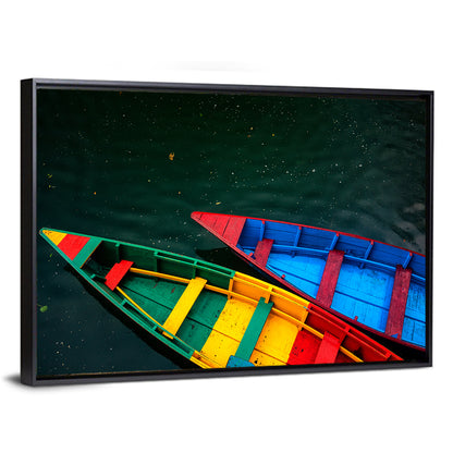 Colorful Boats Wall Art