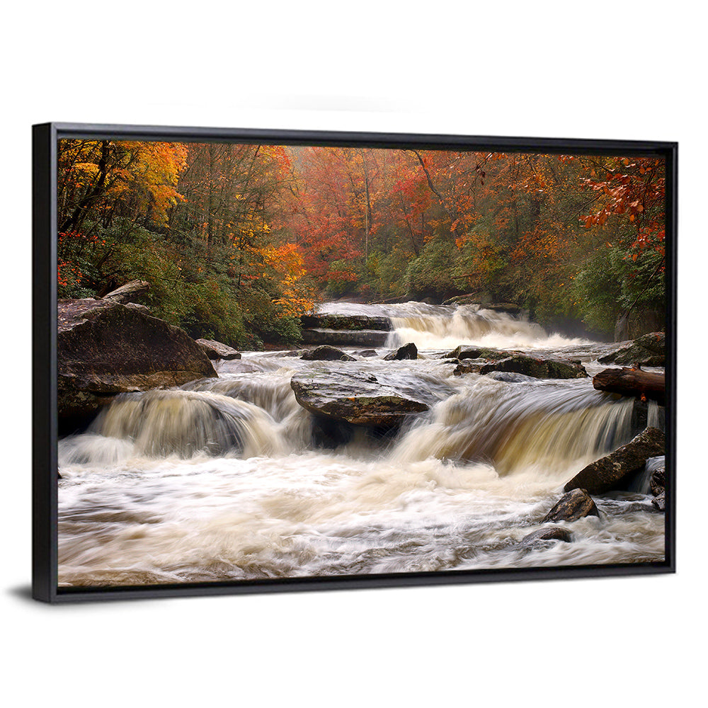Carolina River in Autumn Wall Art