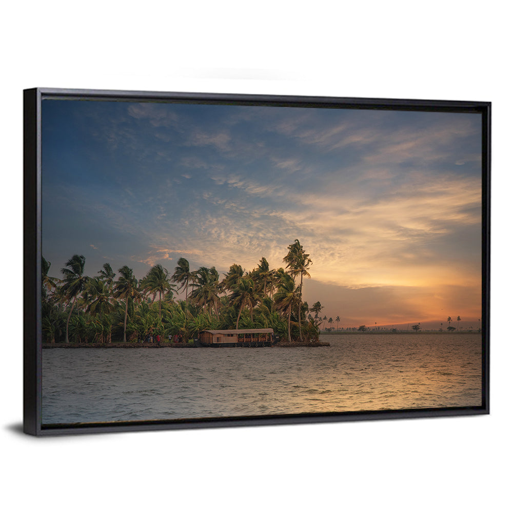 Vembanad Lake Sunset Wall Art