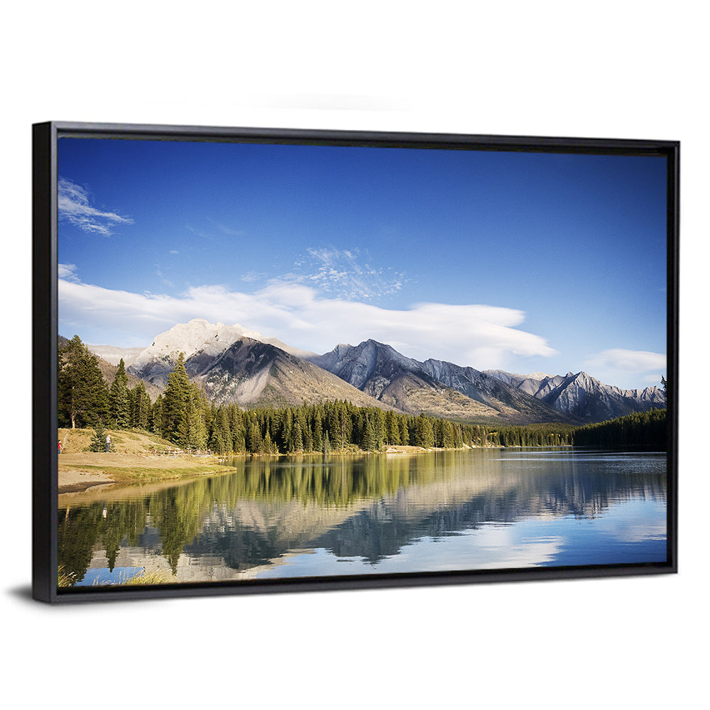 Minnewanka Lake Reflection Wall Art